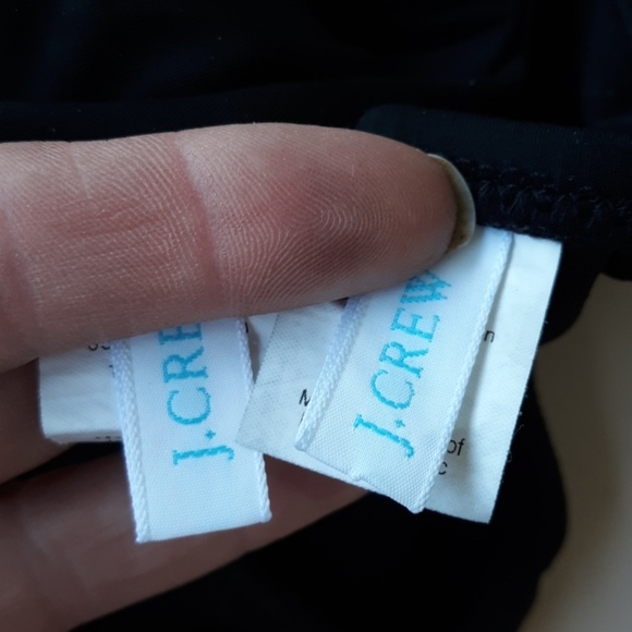 J. Crew Black Bikini. Bottom size M Top size S. - Picture 5 of 8